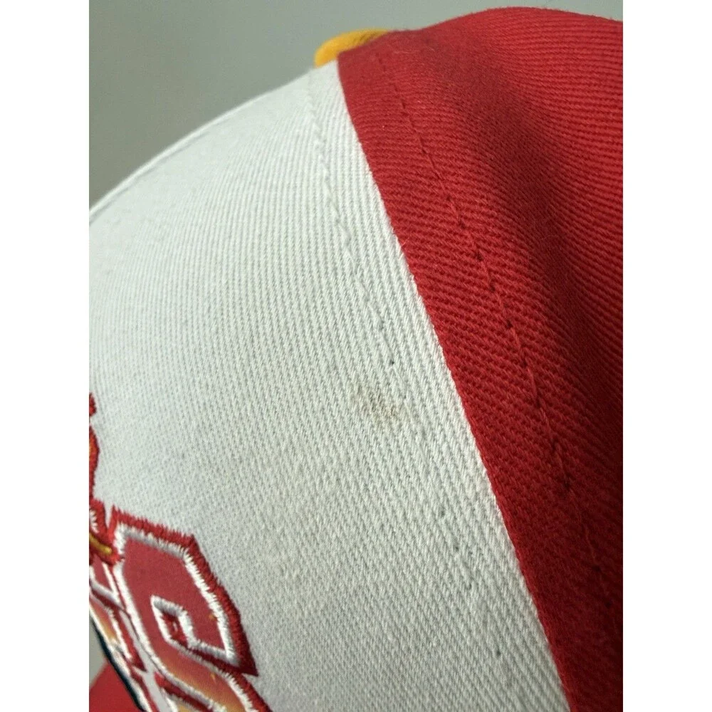 KC Chiefs NFL Kids Apparel All Fabric Hat Adjustable Size Boys 4-7 Fade SnapBack